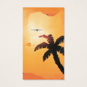 Vintage voyage, avion au-dessus des îles Hawaii (Dos)