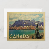 Vintage voyage de carte postale Canada (Devant / Derrière)