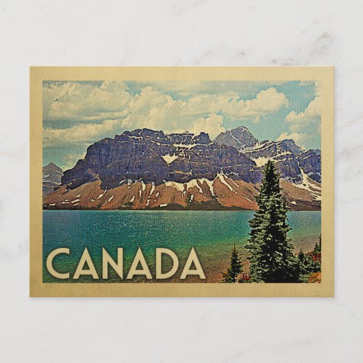 Vintage voyage de carte postale Canada (Devant)