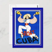 Vintage voyage de carte postale Cuba (Devant / Derrière)