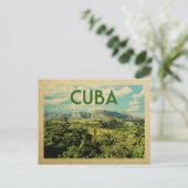 Vintage voyage de carte postale Cuba (Debout devant)