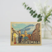 Vintage voyage de carte postale Guatemala (Debout devant)