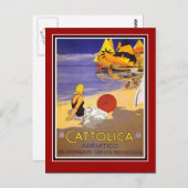 Vintage voyage de carte postale Italie (Devant / Derrière)