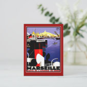 Vintage voyage de carte postale Marseille (Debout devant)