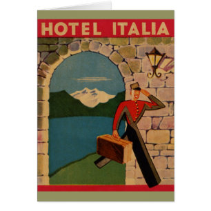 Vintage voyage - hôtel Italie
