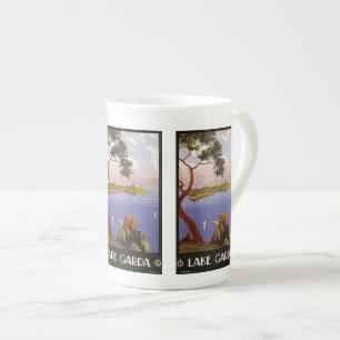 Vintage voyage Lake Garda Italie tasses
