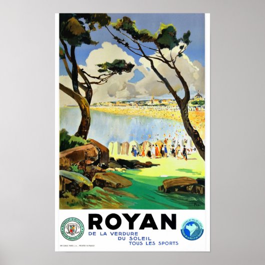 Vintage voyage - Royan-France Poster (Devant)