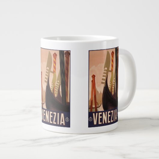 Vintage voyage Venezia Venice Italie tasses (Devant droit)