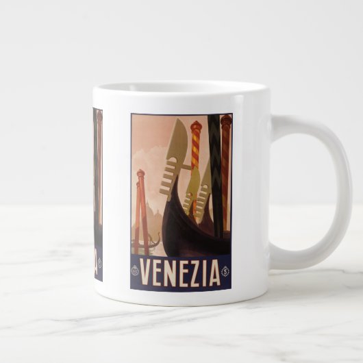 Vintage voyage Venezia Venice Italie tasses (Droite)