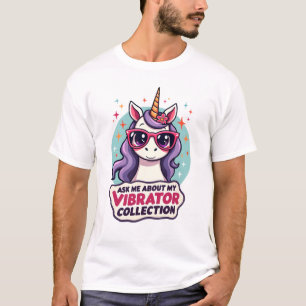 Vintage Vraag Me Over Mijn Vibrator Collectie Eenh T-shirt