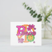 Vintage Vrede Briefkaart (Staand voorkant)