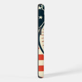 Vintage, Vrijheidsbeeld iPhone Hoesje (Rechterkant)