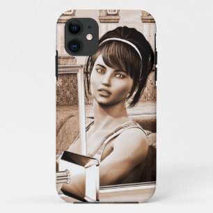 Vintage Vrouw iPhone 11 Hoesje