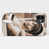Vintage Vrouw Case-Mate iPhone Case (Achterkant (horizontaal))