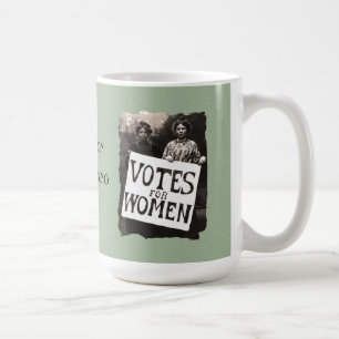 Vintage vrouwen Stemming Mok 2016