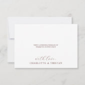 Vintage Waaiersjabloon Bedankkaart (Achterkant)