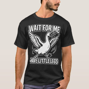 Vintage Wacht op mij, ik heb kleine benen T-shirt