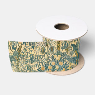 Vintage Walter Crane Ara- en citrusvruchtkunst Lint