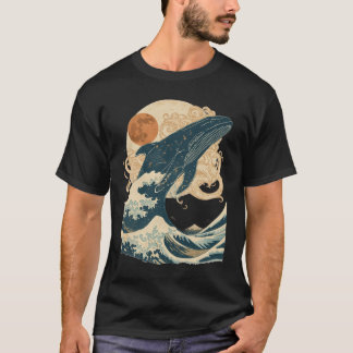 Vintage Walvis Oceaan Golf T-Shirt