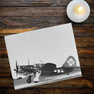 Vintage Warbird Vliegtuig WWII Gevechtsvliegtuig F Legpuzzel