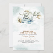 Vintage-wasemspeelgoed Baby shower Kaart (Voorkant)