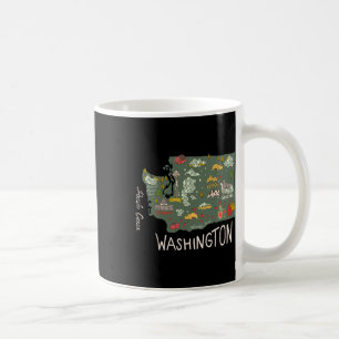 Vintage Washington Evergreen State Seattle Pacific Koffiemok