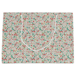 Vintage Watercolor Florals Winter Meadow (Cream) Groot Cadeauzakje