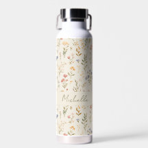 Vintage Watercolor Personalized Name Boho Pattern