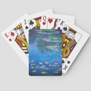 Vintage Waterlelies door Claude Monet Pokerkaarten