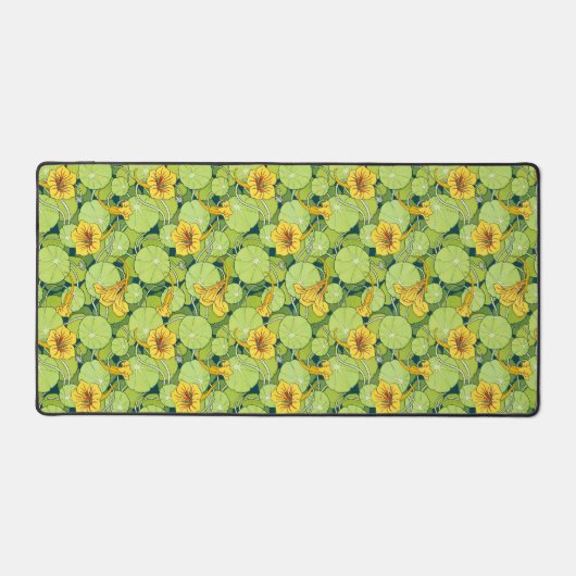 Vintage Waterlilies Bureaumat (Voorkant)