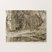 Vintage Waterrad Legpuzzel (Horizontaal)
