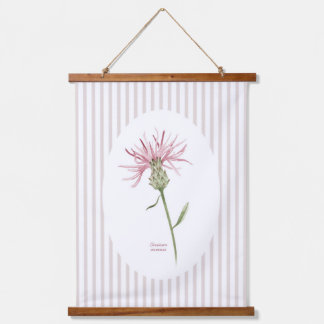 Vintage Waterverf Distel Bloem Wandreproductie Hangend Wandkleed