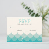Vintage Waves Turquoise RSVP (Debout devant)