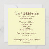 Vintage ~ We bewegen! Aankondiging (Achterkant)