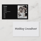 Vintage Weddenschapskaart Visitekaartje (Voorkant / Achterkant)