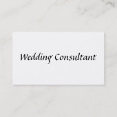 Vintage Weddenschapskaart Visitekaartje (Achterkant)