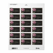 vintage wedding address labels (Full Sheet)