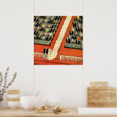 Vintage Wedding, Art Deco Bride en Groom Pas getro Poster (Keuken)