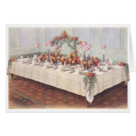 Vintage Wedding Banquet Table (Voorkant Horizontaal)