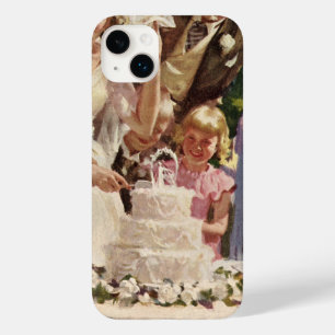 Vintage Wedding Bride Groom Passen getrouwd knippe Case-Mate iPhone 14 Plus Hoesje