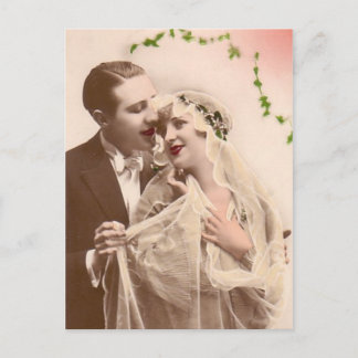 Vintage Wedding Briefkaart