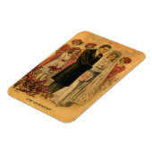 Vintage Wedding Ceremony Magneet (Linkerzijde)