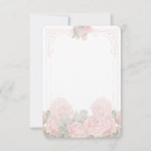 Vintage Wedding Chalkboard - Place Card Kaart (Achterkant)