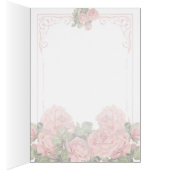 Vintage Wedding Chalkboard - Tabelnummer Kaart (Binnen (Rechts))