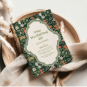 Vintage Wedding Invitation William Morris