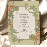 Vintage Wedding Invitations Art Nouveau par Foord<br><div class="desc">Préparez-vous à fleurir lors de votre journée spéciale avec notre faire-part de mariage vibrante inspirée de l'art coloré et dynamique de Jeannie Foord, avec la beauté saisissante des fleurs de Nasturtium. Les nasturtiums, aussi connus sous le nom de Indian Cress ou Tropaeolum, sont connus pour leurs teintes vives et audacieuses...</div>
