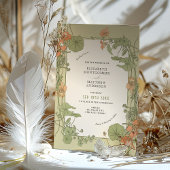 Vintage Wedding Invitations Art Nouveau par Foord