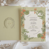 Vintage Wedding Invitations Art Nouveau par Foord