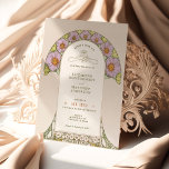 Vintage Wedding Invitations Art Nouveau par Mucha<br><div class="desc">Invitations de mariage Art Nouveau Vintage par Alphonse Mucha dans un design floral, romantique et fantaisiste. Les fleurs victoriennes complètent les polices art déco classiques. Entrez vos informations personnalisées, et vous avez terminé. Si vous souhaitez modifier la conception, cliquez simplement sur le bouton bleu "Customiser". Merci tellement pour considérer mon...</div>