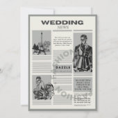Vintage Wedding journal Invitation (Dos)